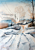 Paysage de neige